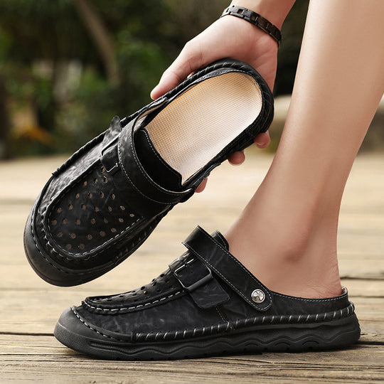 Damen Komfortable Clogs mit verstellbarem Riemen und atmungsaktiver Obermaterialstruktur EB