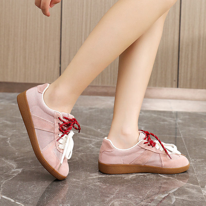 Damen Sportliche Sneaker mit atmungsaktivem Obermaterial und bequemer Dämpfung EB