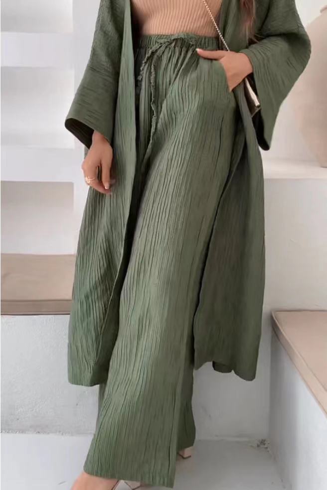 Lässiges Set aus Weste und Hose