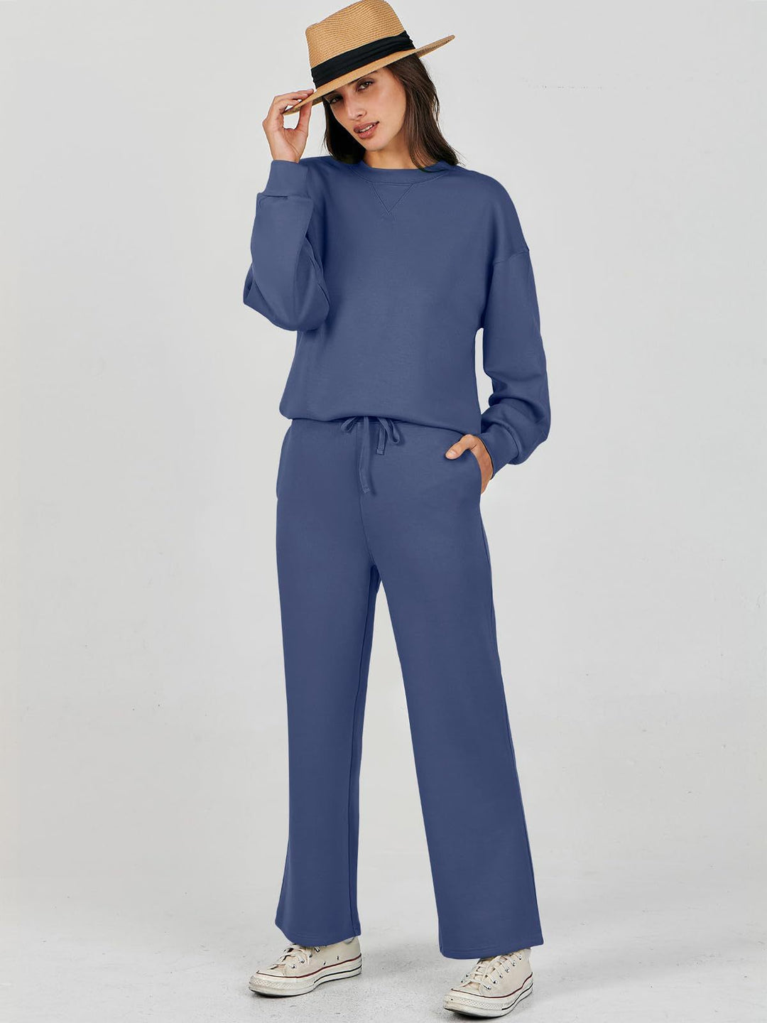 Damen entspannten Komfort Sweatset EB