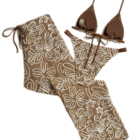 Damen Bikini-Set mit lässigem Overlayer EB