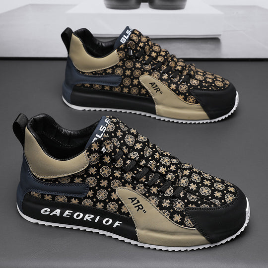 Damen Sneakers mit floralem Design und stoßdämpfendem Komfort EB