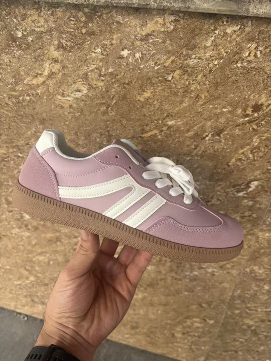 Damen Mary-Jane-Sneaker mit Klettverschluss und gepolstertem Komfortfußbett EB
