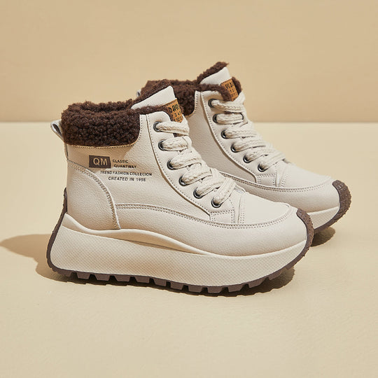 Damen Urbanen Winterstiefel mit weichem Futter und rutschfester Sohle EB