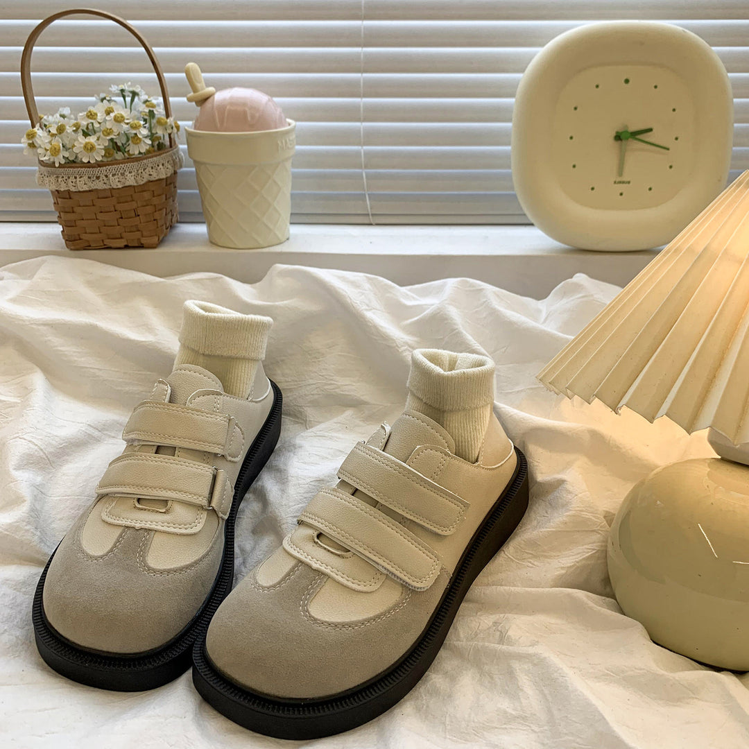 Damen Sneakers mit verstellbarem Klettverschluss und bequemem Fußbett EB