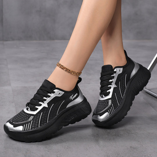 Damen Freizeitsneaker mit atmungsaktivem Mesh-Obermaterial und dämpfender Sohle EB