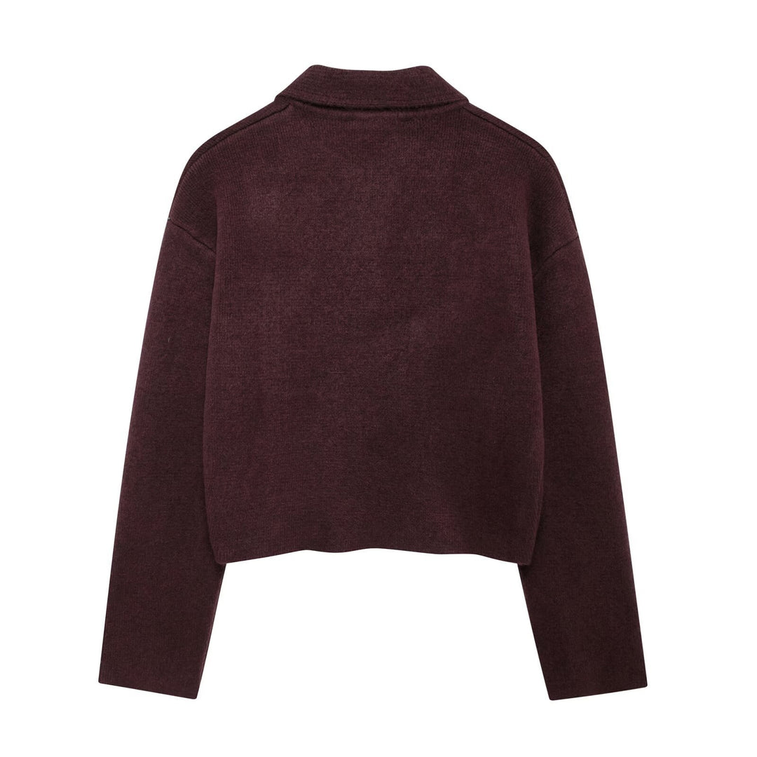 Damen elegante und bequeme Strickjacke EB