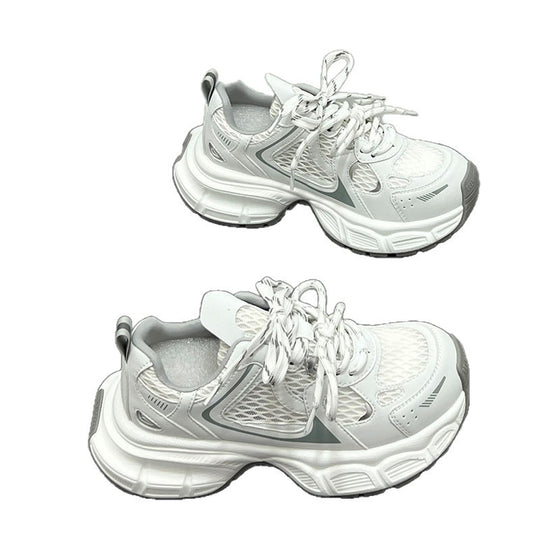 Damen Sportliche Lauf-Sneaker mit atmungsaktiver Netzstruktur und trendigem Design EB