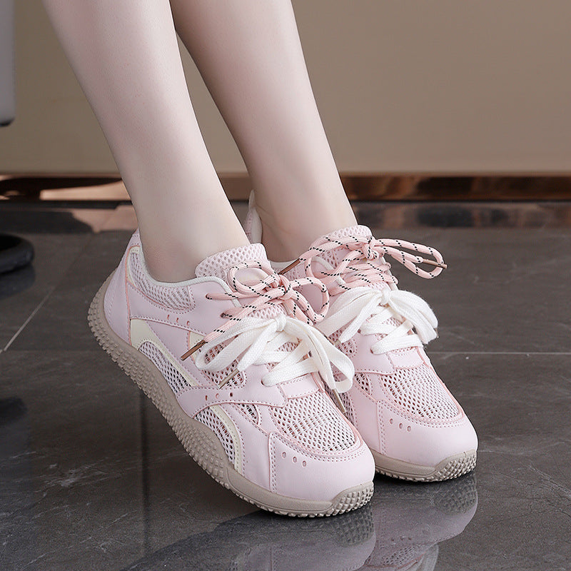 Damen  Atmungsaktive Sportliche Sneakers mit praktischem Schnürsystem EB