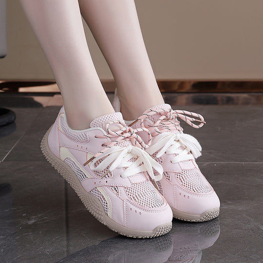 Damen  Atmungsaktive Sportliche Sneakers mit praktischem Schnürsystem EB