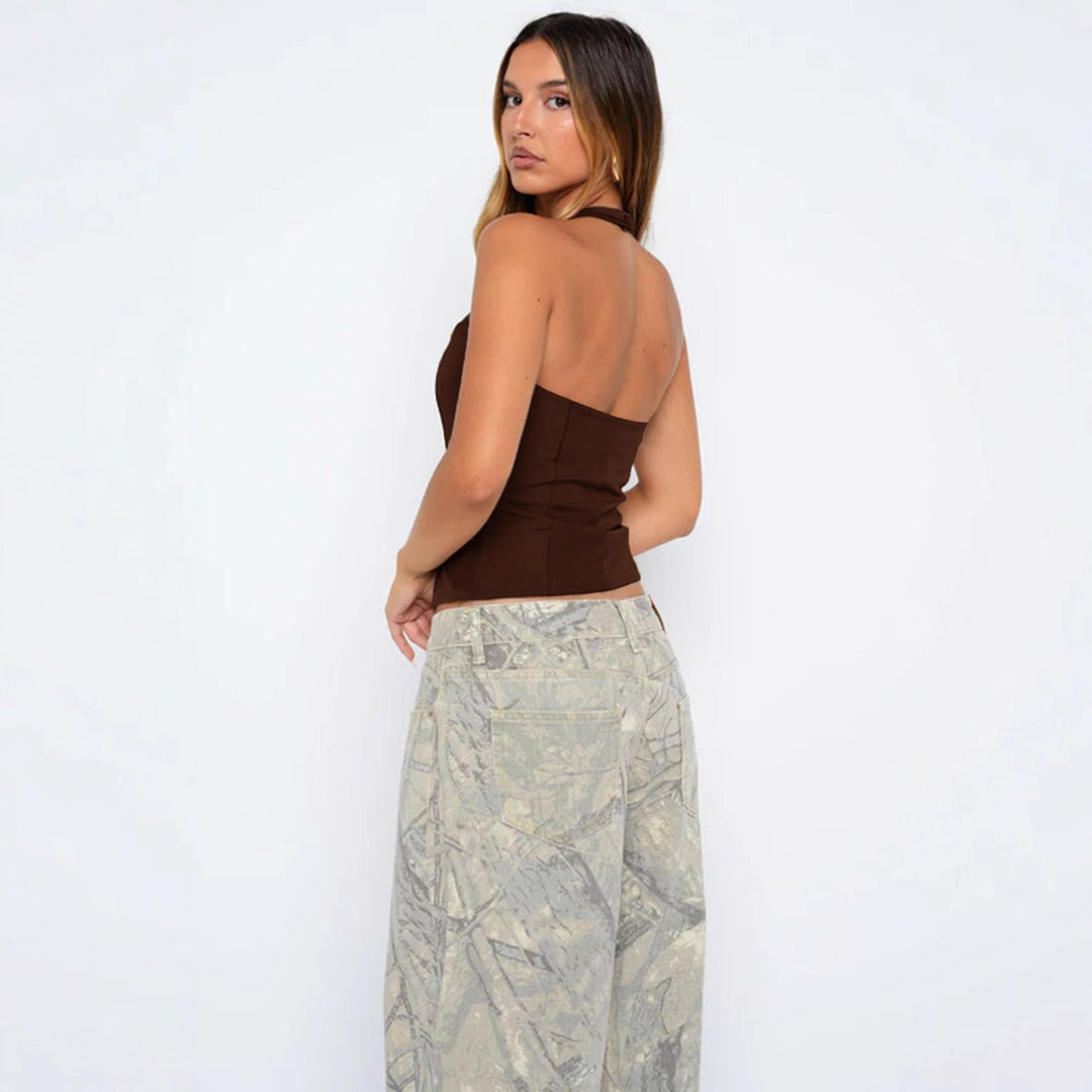 Damen Tanktop mit Ausschnitten EB