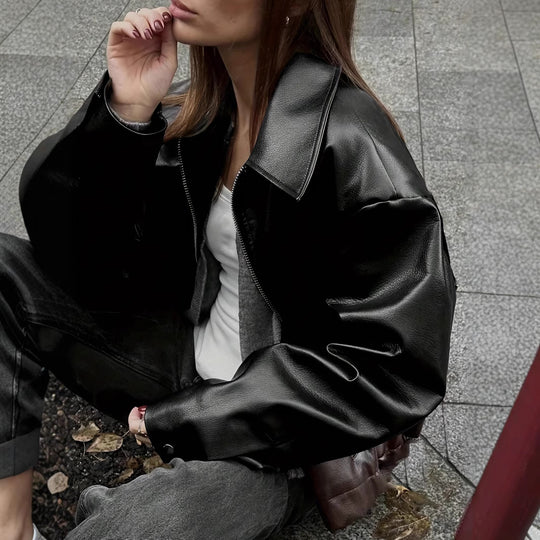 Damen modische jacke im Vintage-Stil mit hochwertiger Textur EB