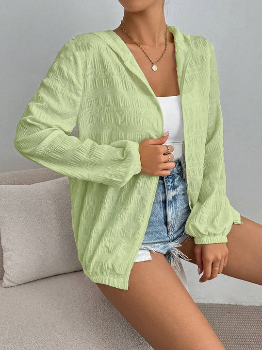 Damen lässige Kapuzenjacke EB