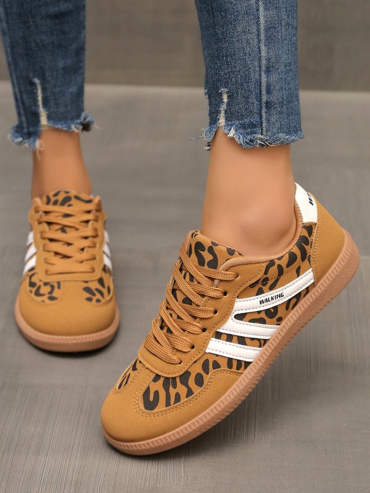 Damen Retro-Sneaker mit Veloursleder-Optik, gepolstertem Komfortfußbett und profilierter Gummilaufsohle EB