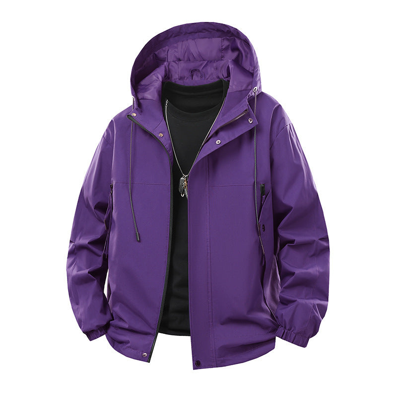 Herren technische Outdoor-Jacke mit atmungsaktiver Membran und multifunktionalen Taschen EB
