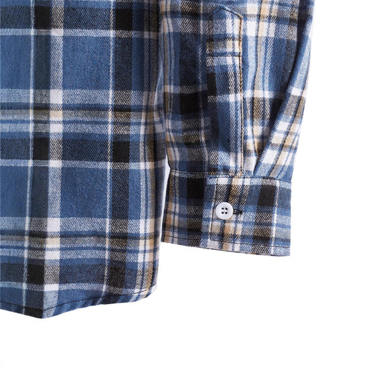 Herren Flanellhemd mit integrierter Kapuze EB