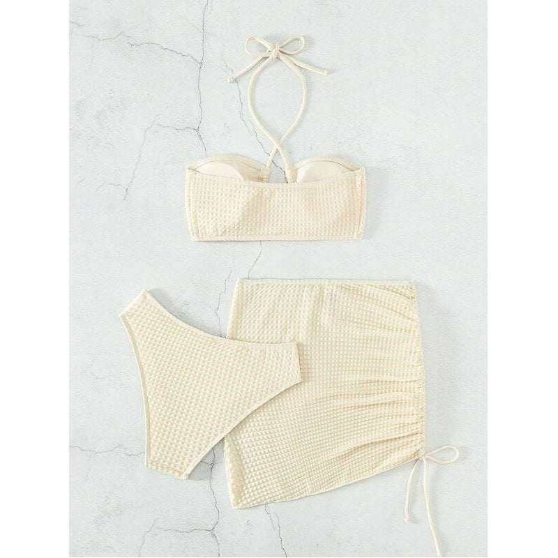 Damen Bandeau-Bikini mit sexy Wickelrock EB