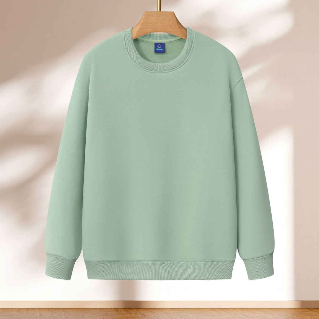 Damen lässiges Sweatshirt mit breiten Schultern und weichem Innenfutter EB
