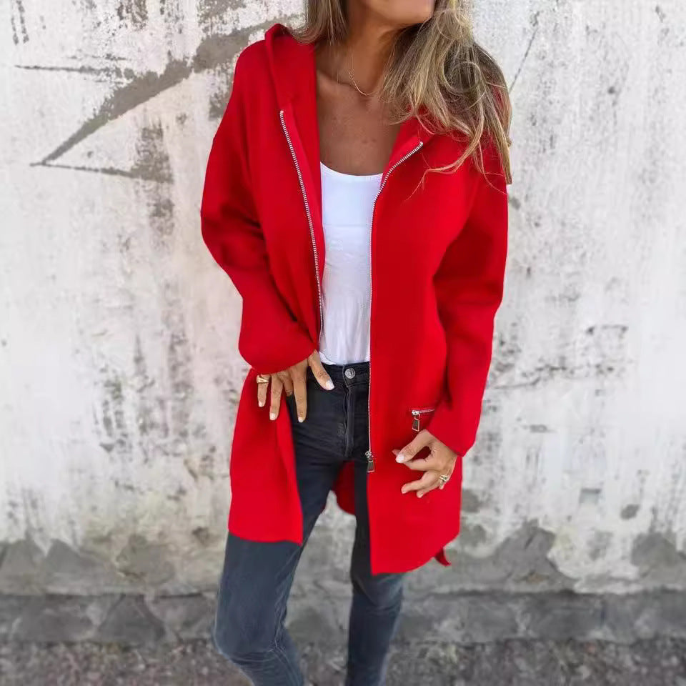 Damen lange Joggingjacke EB