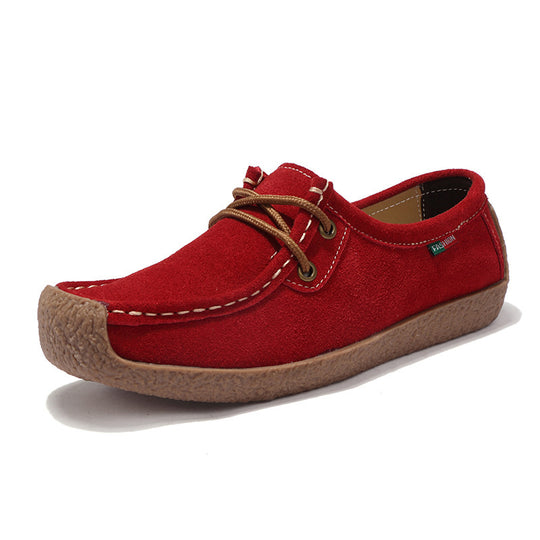 Damen Mokassins mit weichem Obermaterial und rutschfester Sohle EB