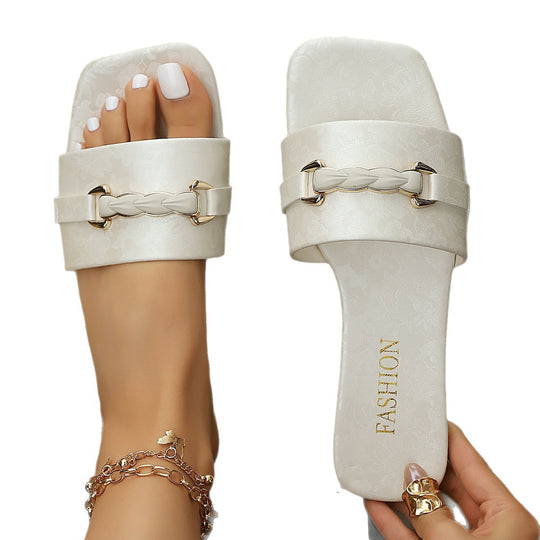 Damen Clogs mit elegantem geflochtenem Design und Platz für hohes Fußbett EB