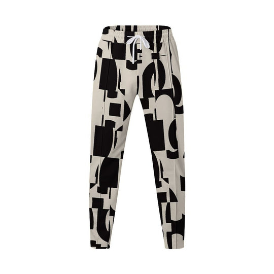 Damen modische Freizeithose mit grafischem Muster EB