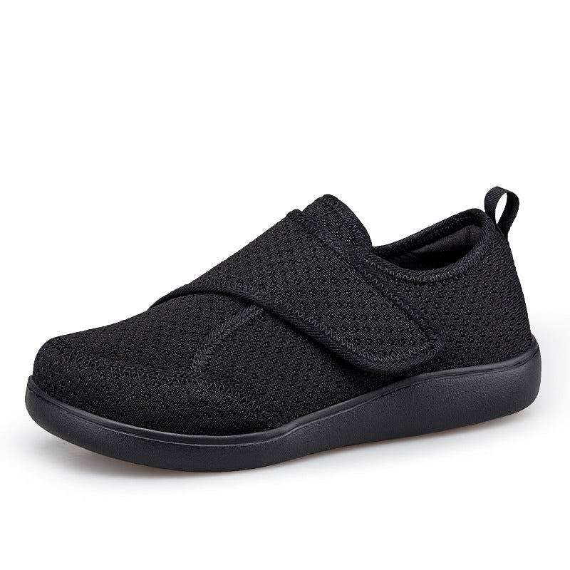 Damen Sportliche Klett-Schuhe mit atmungsaktivem Netzgewebe EB