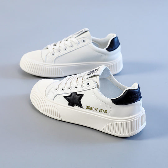 Damen modische Sneaker mit sportlichen Akzenten und bequemer Dämpfung EB