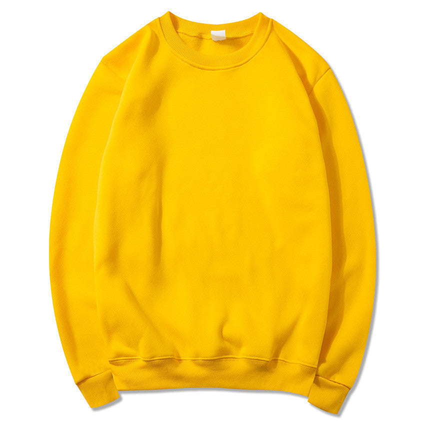 Unisex zeitloser Rundhals-Sweater ohne Kapuze mit angerauter Innenseite und verstärktem Nacken EB