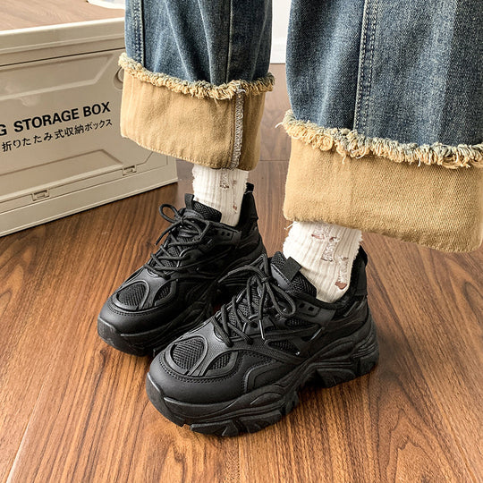 Damen Sportliche Sneakers mit verstärktem Dämpfungssystem und rutschfestem Profil EB
