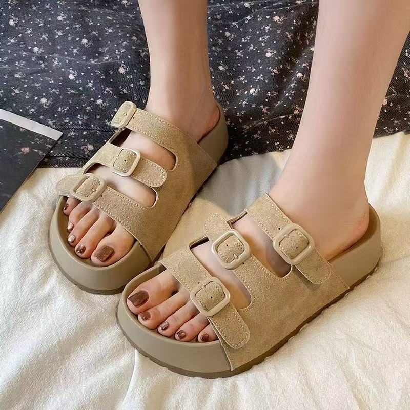 Damen Komfortable Clogs mit verstellbaren Schnallen EB
