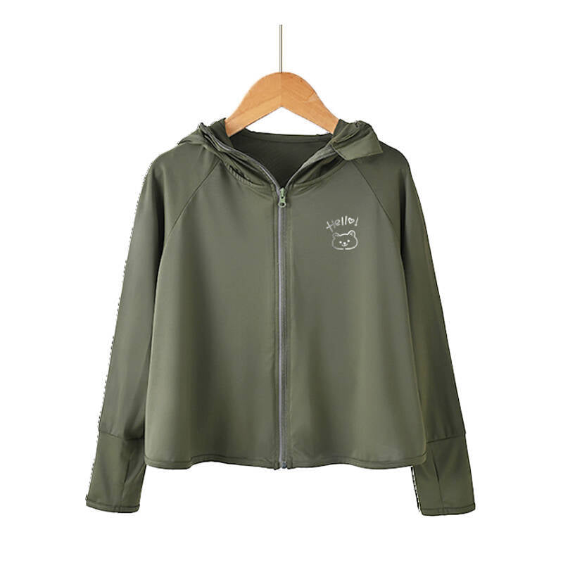 Damen Atmungsaktive Kapuzenjacke mit Anti-UV-Schutz EB