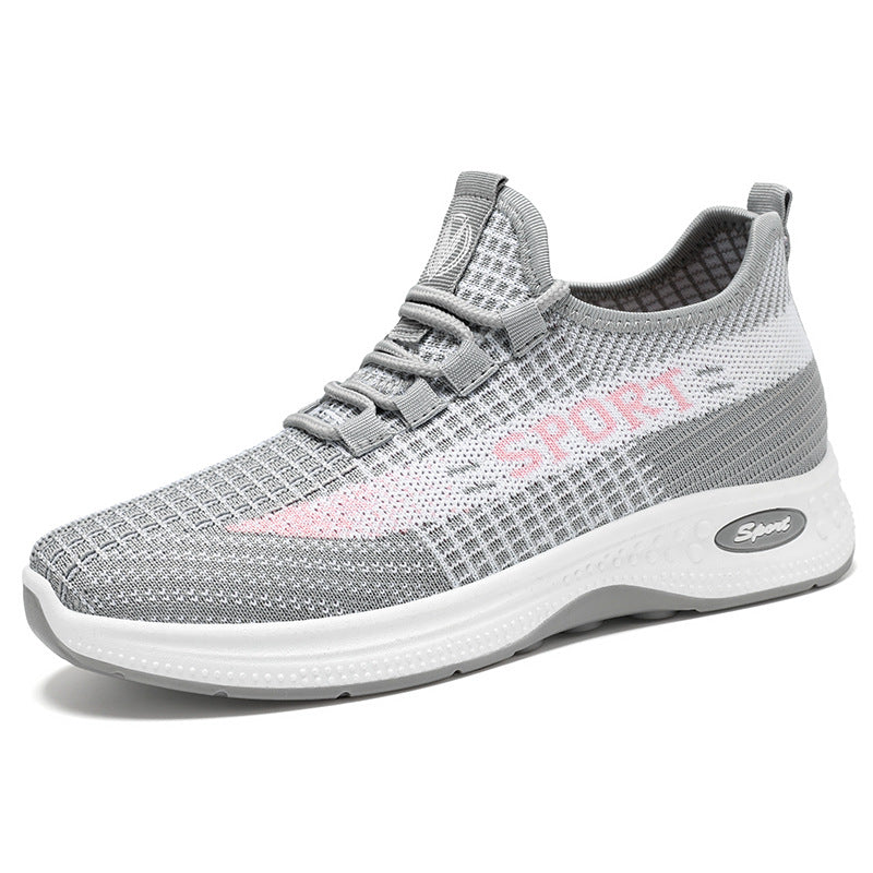 Damen Freizeitliche Sport-Sneaker mit atmungsaktivem Mesh-Obermaterial und flexibler Sohle EB