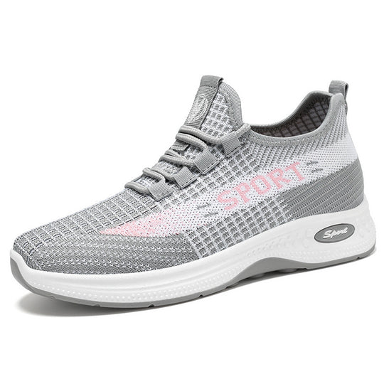 Damen Freizeitliche Sport-Sneaker mit atmungsaktivem Mesh-Obermaterial und flexibler Sohle EB