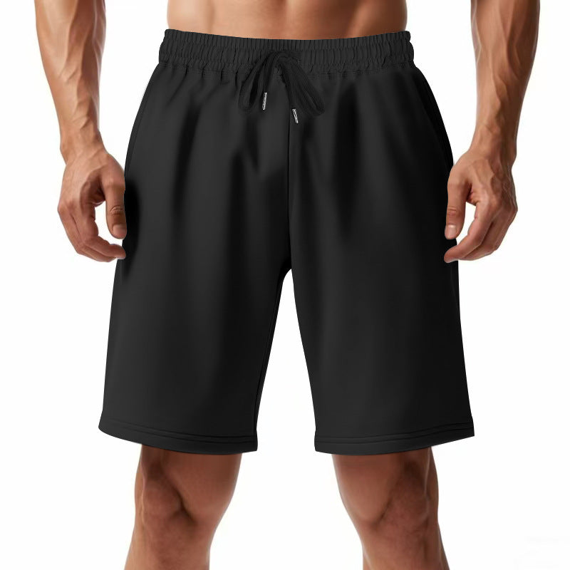 Herren Sportliche kurze Laufshorts mit elastischem Bund und praktischem Kordelzug EB