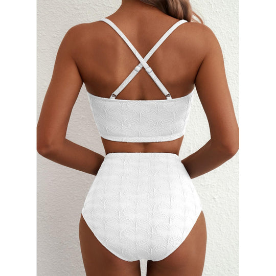 Damen Bikiniset mit hochgeschnittener Hose EB