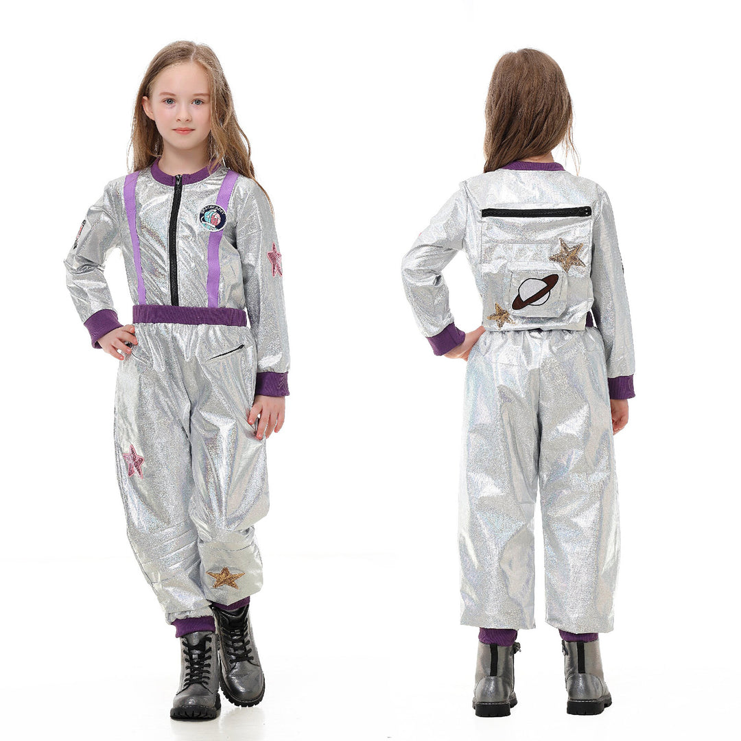 Jungen Raumanzug mit schimmernden Details EB