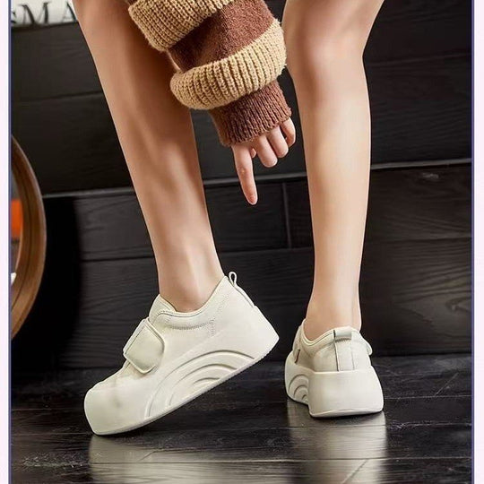 Damen Modische Sneaker mit innovativem Klettverschluss und ergonomischer Sohle EB