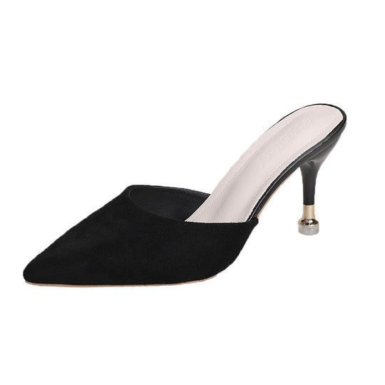 Damen elegante Slingbacks mit modischem Absatz EB