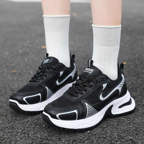 Damen Modische Sneaker mit Dämpfungstechnologie und atmungsaktivem Mesh von EB