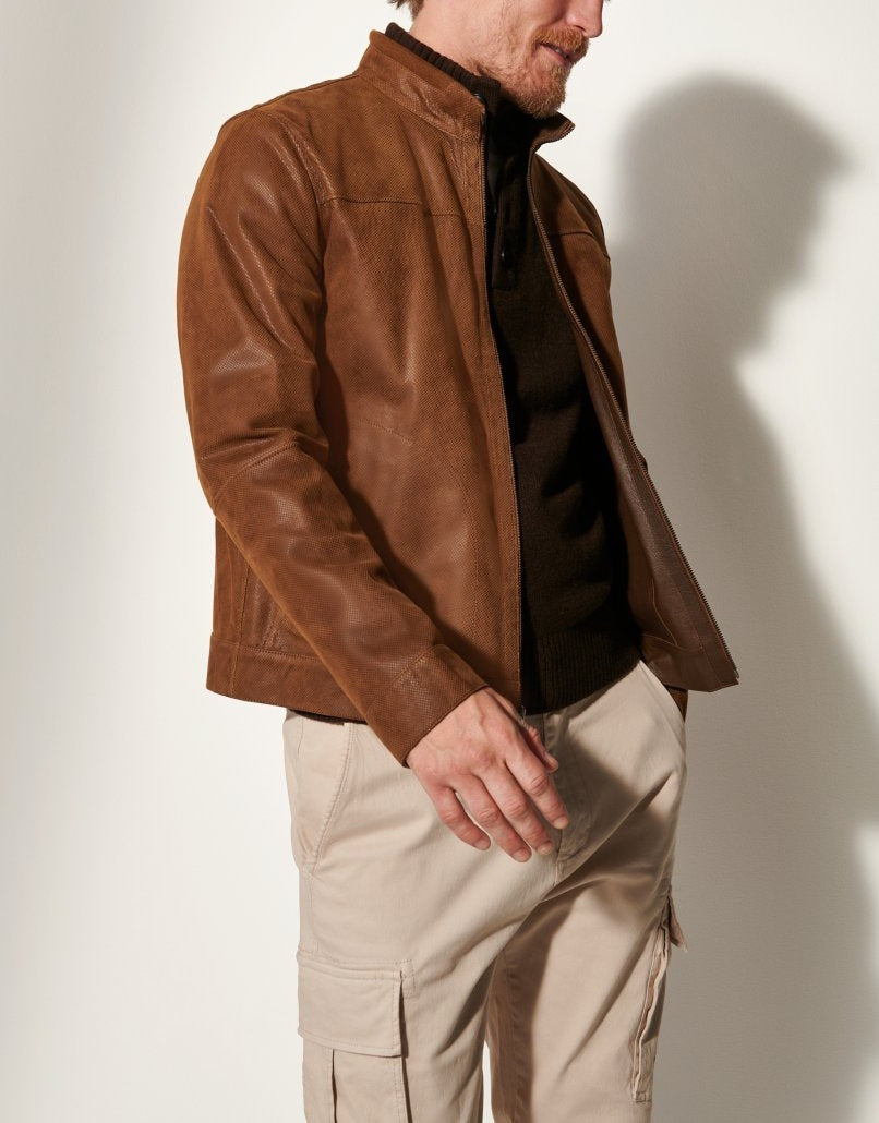 Herren jacke im modernen Schnitt mit strukturiertem Obermaterial EB