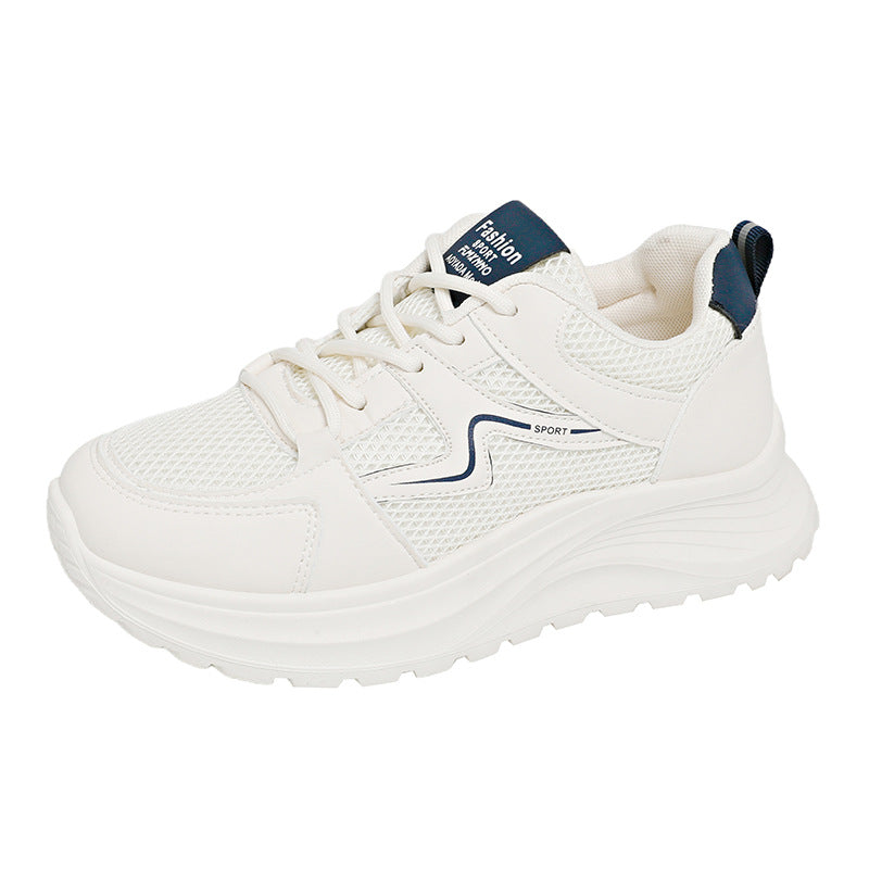 Damen Sportliche Sneakers mit atmungsaktiver Mesh-Oberfläche und dämpfender Laufsohle EB
