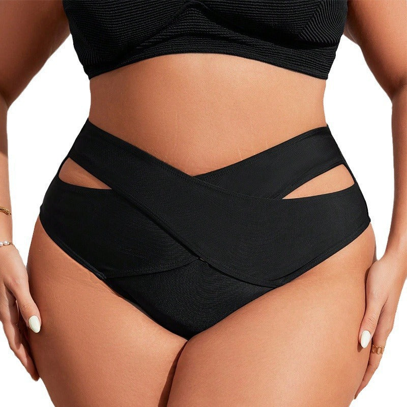 Damen Hoch taillierter Bikinislip mit raffiniertem Schnitt und seitlichen Cut-Outs EB