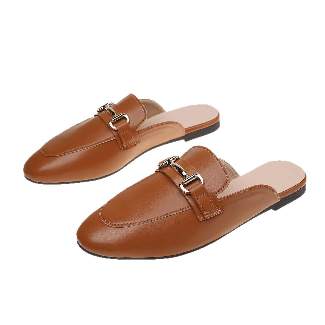 Damen Elegante Mokassins mit modischem Schnallen-Detail EB