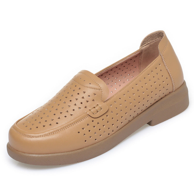 Damen Mokassins mit luftiger Perforation und gemütlichem Fußbett EB