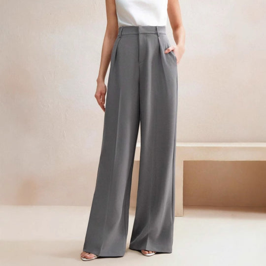 Damen weite Stoffhose EB