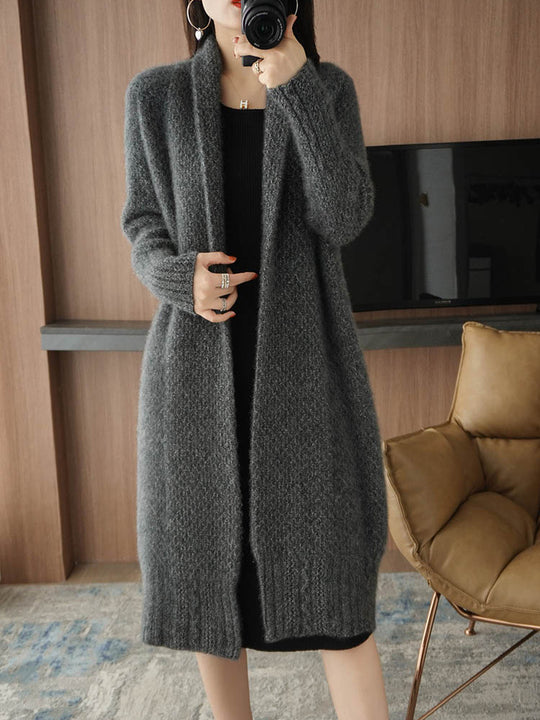 Damen Strickjacke mit hochwertiger Textur und elegantem Design EB
