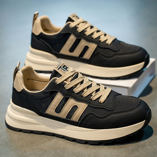 Damen Sportliche Sneakers mit atmungsaktiver Materialkombination und ergonomischer Dämpfung EB