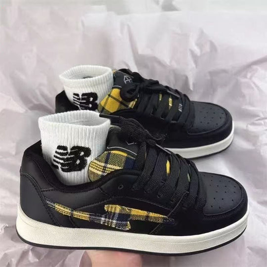Damen modische Sneakers mit grafischem Design und atmungsaktiver Oberflächenstruktur EB