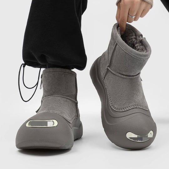 Damen gefütterte Winterstiefel mit rutschfester Sohle und modischem Futter EB